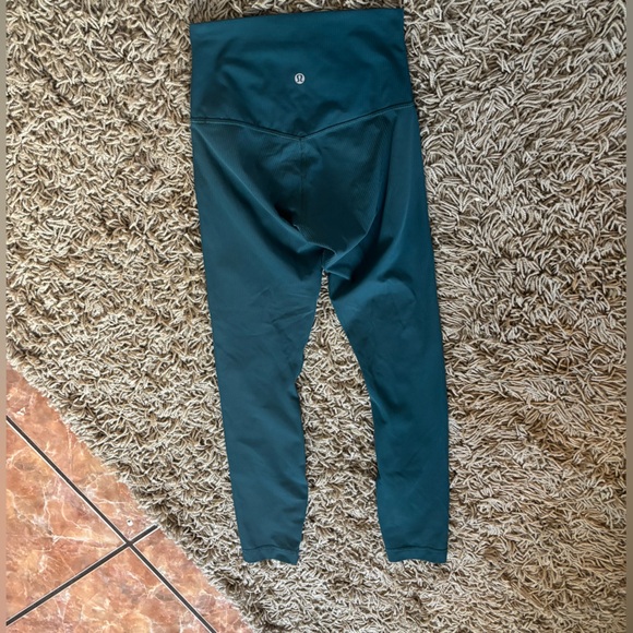 Lululemon Athletica Dark Teal Leggings - Picture 1 of 5